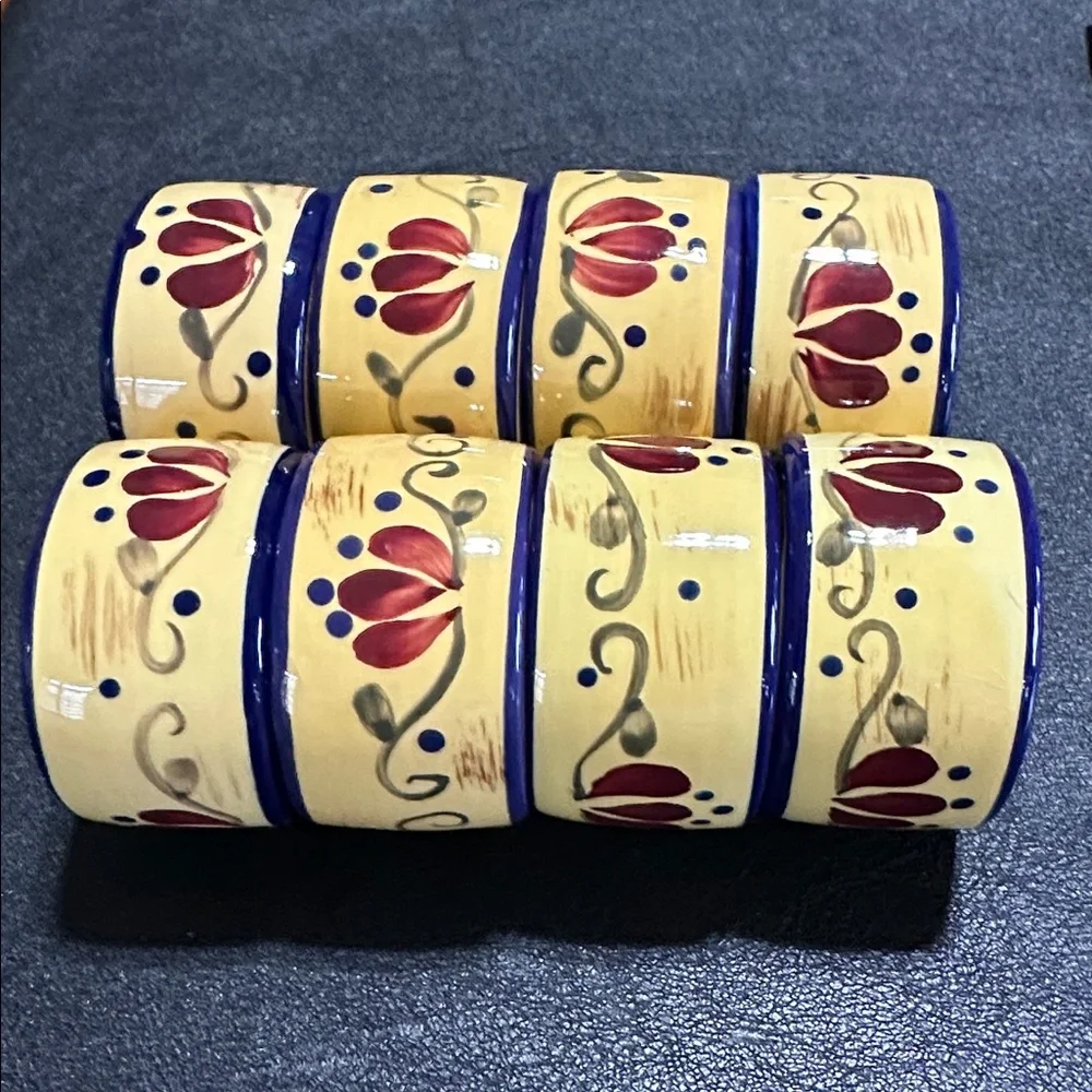 Ceramic Vintage Napkin Holders Lot of 8